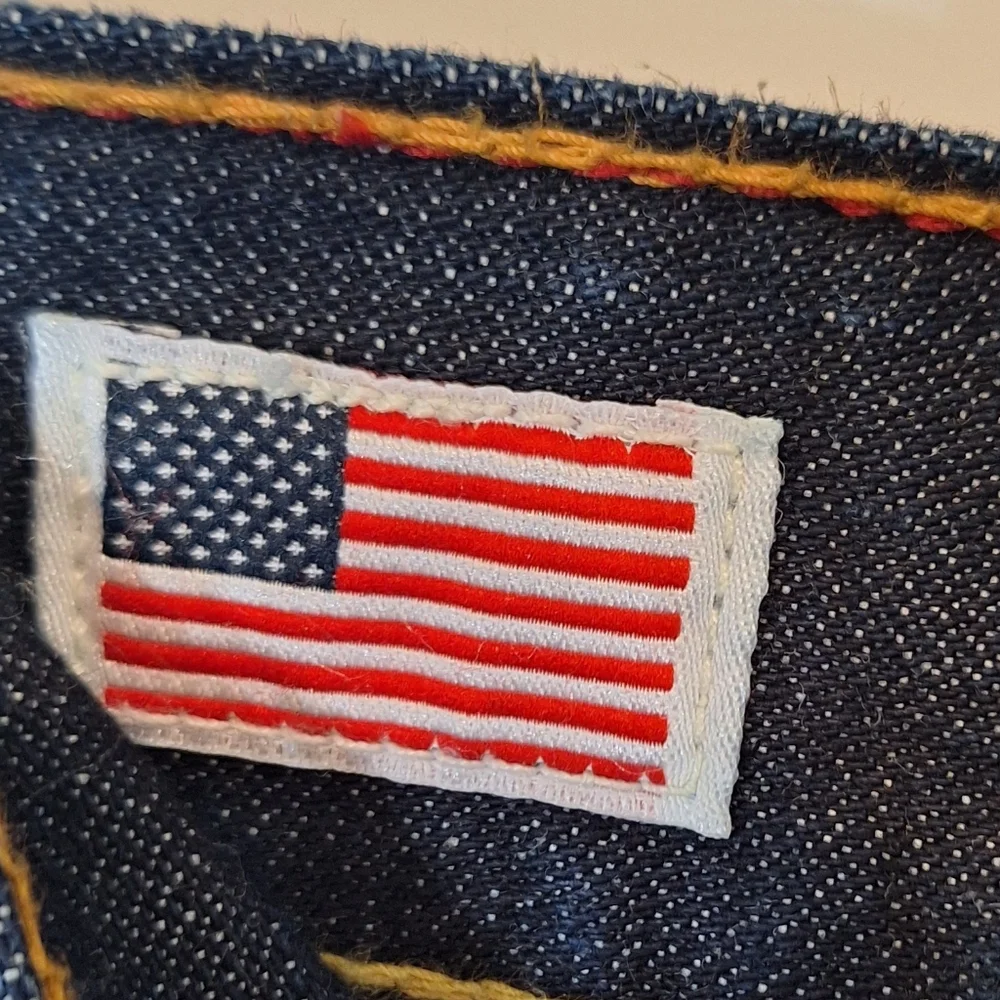 True Religion Bobby Jeans Darkwash Cotton Made In USA 32x31